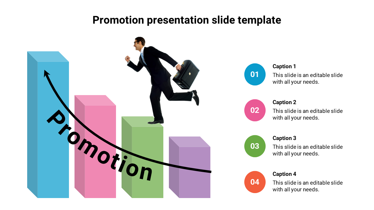 Promotion presentation slide template